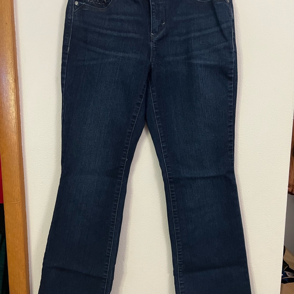 Gloria Vanderbilt Dark Indigo Boot Cut Jeans